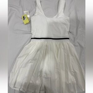 All in Motion White Mini Dress